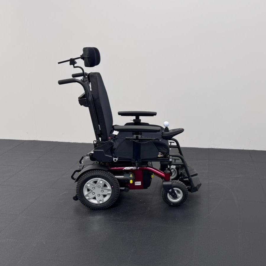 Quantum Rehab Aspen Red Powerchair