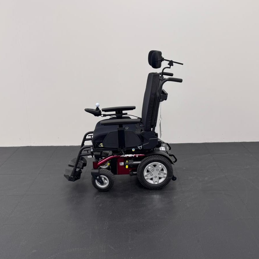 Quantum Rehab Aspen Red Powerchair
